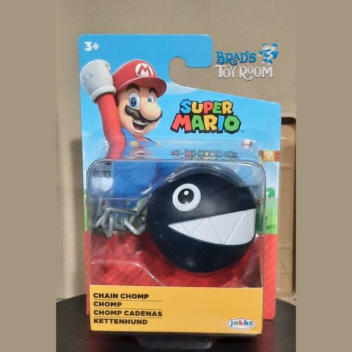 Jakks Nintendo Super Mario Chain Chomp 2.5" Mini Figure 2022 New