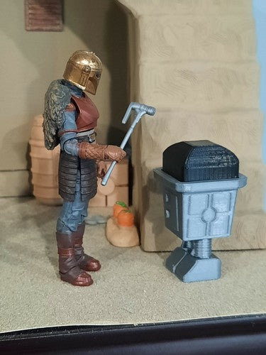 Star Wars Custom Gonk Droid 4 Figure Lot 3.75 118 TVC GNK PLNK