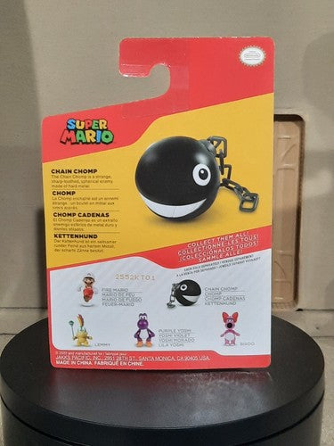 Jakks Nintendo Super Mario Chain Chomp 2.5" Mini Figure 2022 New