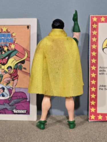 1984 DC Super Powers Robin With Comic And Cape