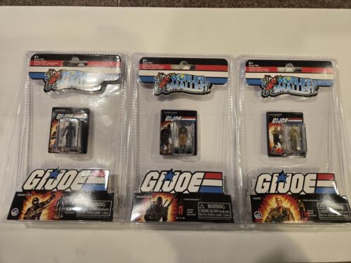 GI Joe Worlds Smallest Micro Action Figures Set Of 3 Duke Snake Eyes R