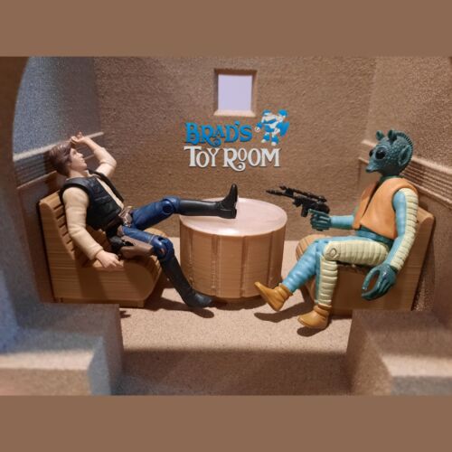 Mos Eisley Cantina Chairs and Table for Star Wars 3 3/4 Figures Dioram