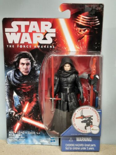 Star Wars Kylo Ren Unmasked 3.75 Figure Force Awakens TFA 2015 Hasbro