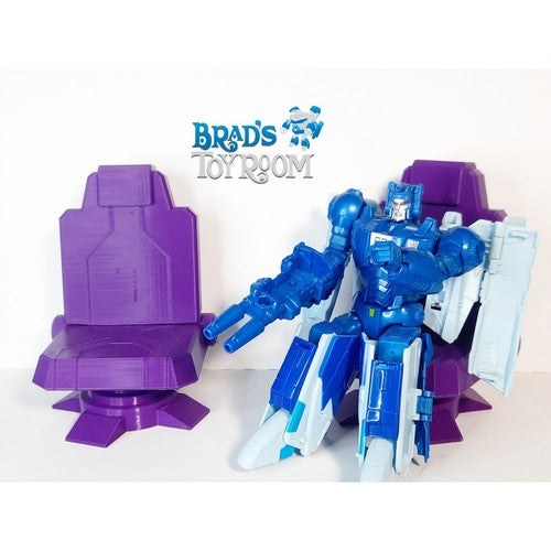 Transformers Decepticon Custom Chair x2 3d Printed Purple Seats TF Dio