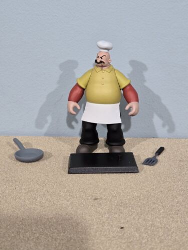 Mezco Rough House Loose Figure And Cafe From Popeye 5 Points Set