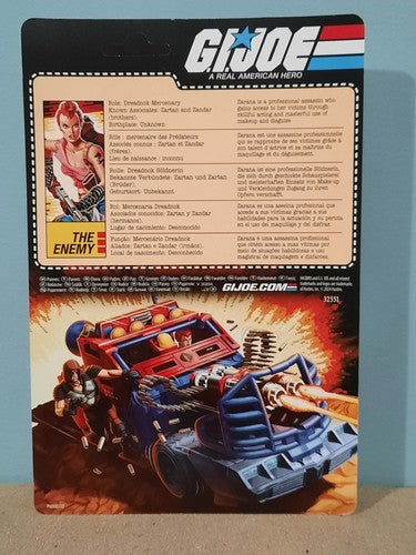 GI Joe Zarana 3.75" Action Figure 2024 MOC Cobra Transformers O-Ring G