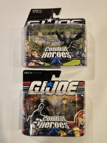 Hasbro G.I. Joe Combat Heroes 2-packs Duke Cobra Commander Destro Scar