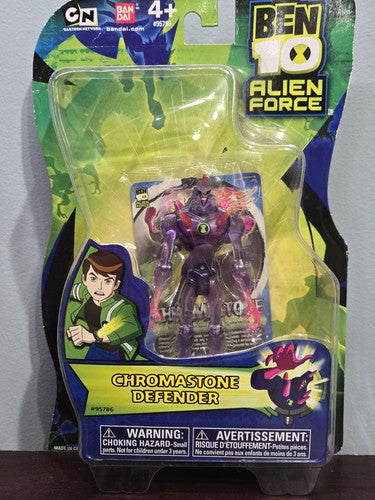 Ben 10 Alien Force Chromastone Defender 4" Action Figure MOC 2010 Band