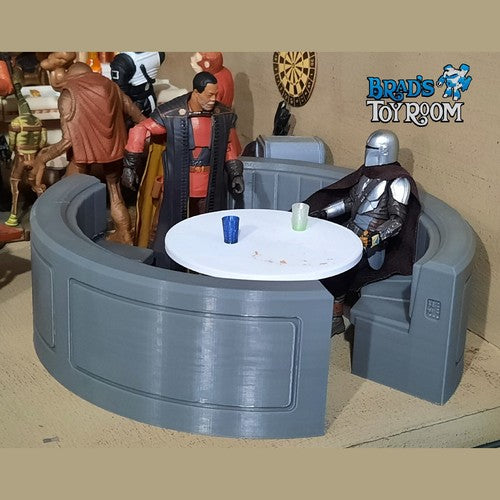 Nevarro Cantina Circular Booth Works With Star Wars  The Mandalorian 3