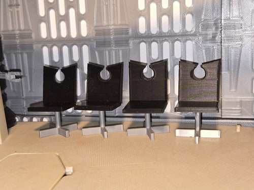 4x Death Star Confrence Room Chairs for 3.75 in 1:18 Figure Diorama