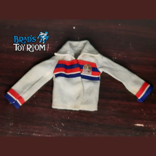 KENNER 1976 Bionic Woman Doll Jamie Sommers 1970s clothes White Tip Shirt