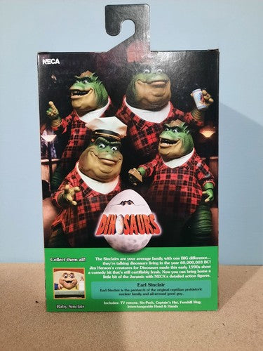 NECA Dinosaurs Ultimate Earl Sinclair Action Figure MIB