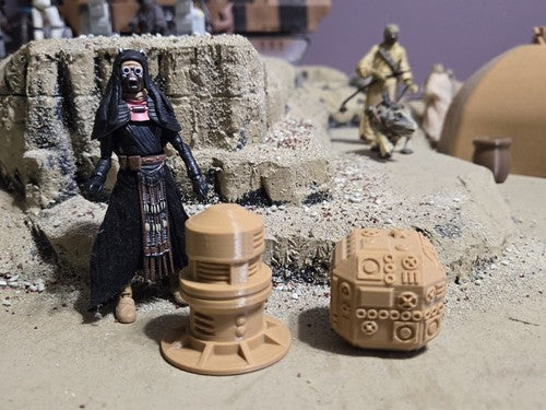 Star Wars Custom Vaporator & Fusion Generator 3.75 Inch 1:18 Figures D