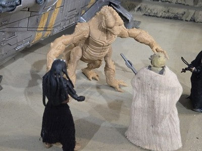 Star Wars Sand Beast Custom Articulated Tatooine 3.75 Inch Fig Book Of