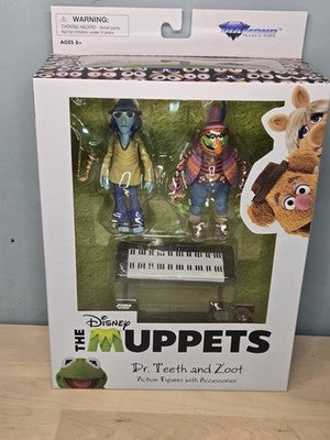Diamond Select Toys Disney The Muppets DR. TEETH and ZOOT Figures MIB