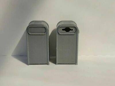 Star Wars Custom Trash Can from Disney Galaxy Edge 3 3/4 118 Scale side bi side
