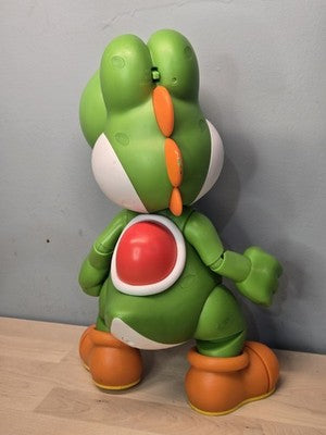Super Mario LET'S GO YOSHI 12" Action Figure Sounds WORKS Jakks Intera