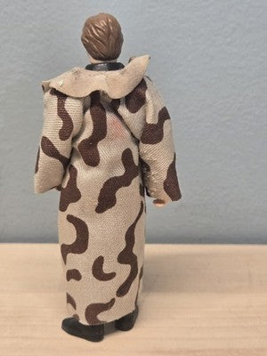 Vintage 1984 Star Wars Han Solo Endor Trenchcoat Original Figure
