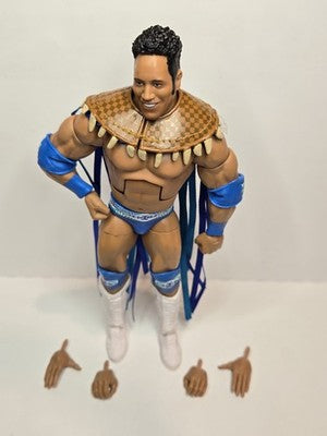 2023 WWE Rocky Maivia Then Now Forever Together Figure Loose