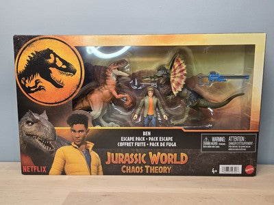 Ben Eacape Pack Jurassic World Chaos Theory Dinosaur Action Figure