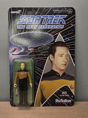 Super7 Data Star Trek The Next Generation 3.75 Inch Action Figure MOC