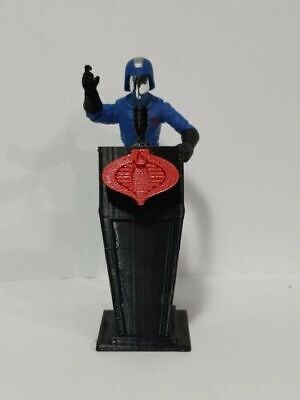 Custom GI Joe Cobra Commander Serpentor Presidential Podium GIJoe 3 3/