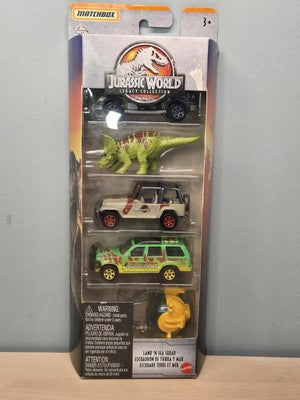 Matchbox Jurassic World Legacy Collection 5 Pack Land 'N Sea Squad