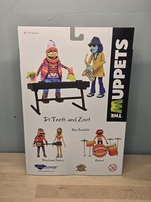 Diamond Select Toys Disney The Muppets DR. TEETH and ZOOT Figures MIB