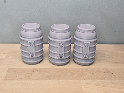 3x Custom Black Series Star Wars  Space Barrels Diorama GI Joe Acid Ra