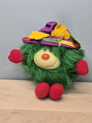 Vintage 1983 Rainbow LUCKY Green Sprite 6" Plush by Mattel