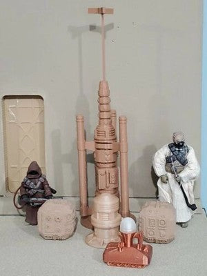 CUSTOM Star Wars Tatooine Accs Collection 3.75 In Figures Diorama TVC