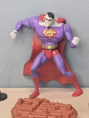 Superman The Animated Series Evil Bizzaro Action Figure Kenner 1998 5"