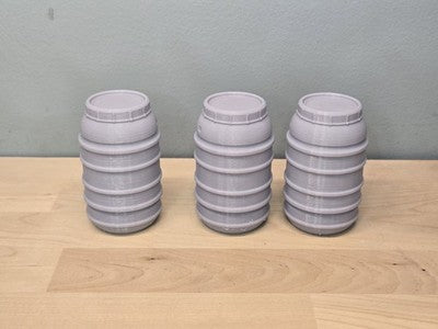 3x Custom Black Series Star Wars  Space Barrels Diorama GI Joe Acid Ra