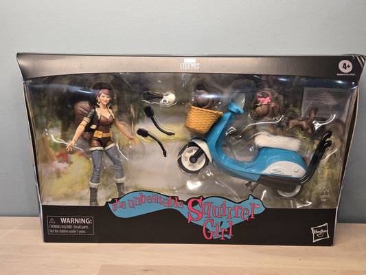 Marvel Legends The Unbeatable Squirrel Girl Figure with Scooter MiB